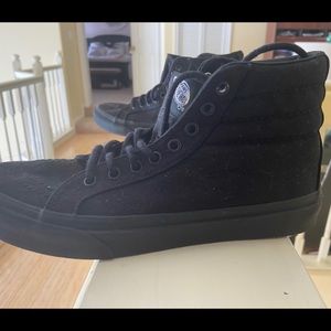 black high top vans
